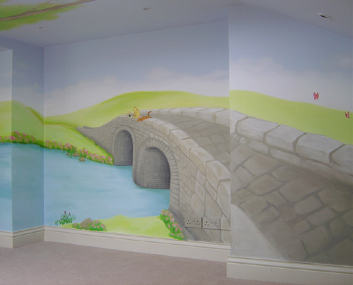 hand painted wall