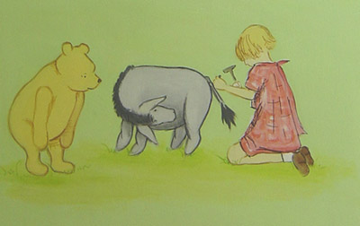 winnie the pooh mural